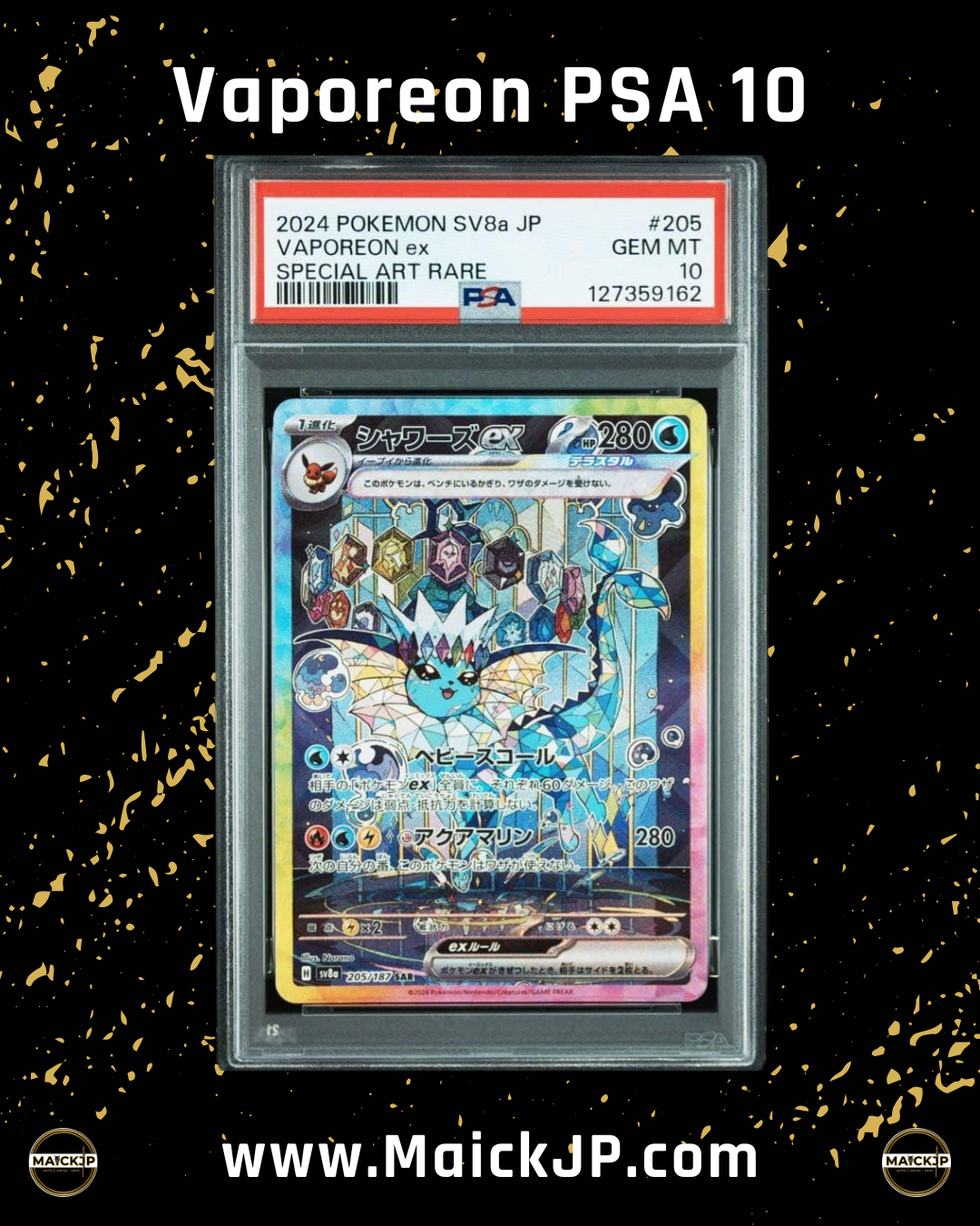Vaporeon PSA 10