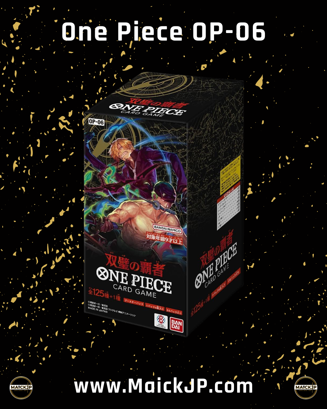 One Piece OP-06 Booster Box JP – Caja de Sobres Oficial Japonés