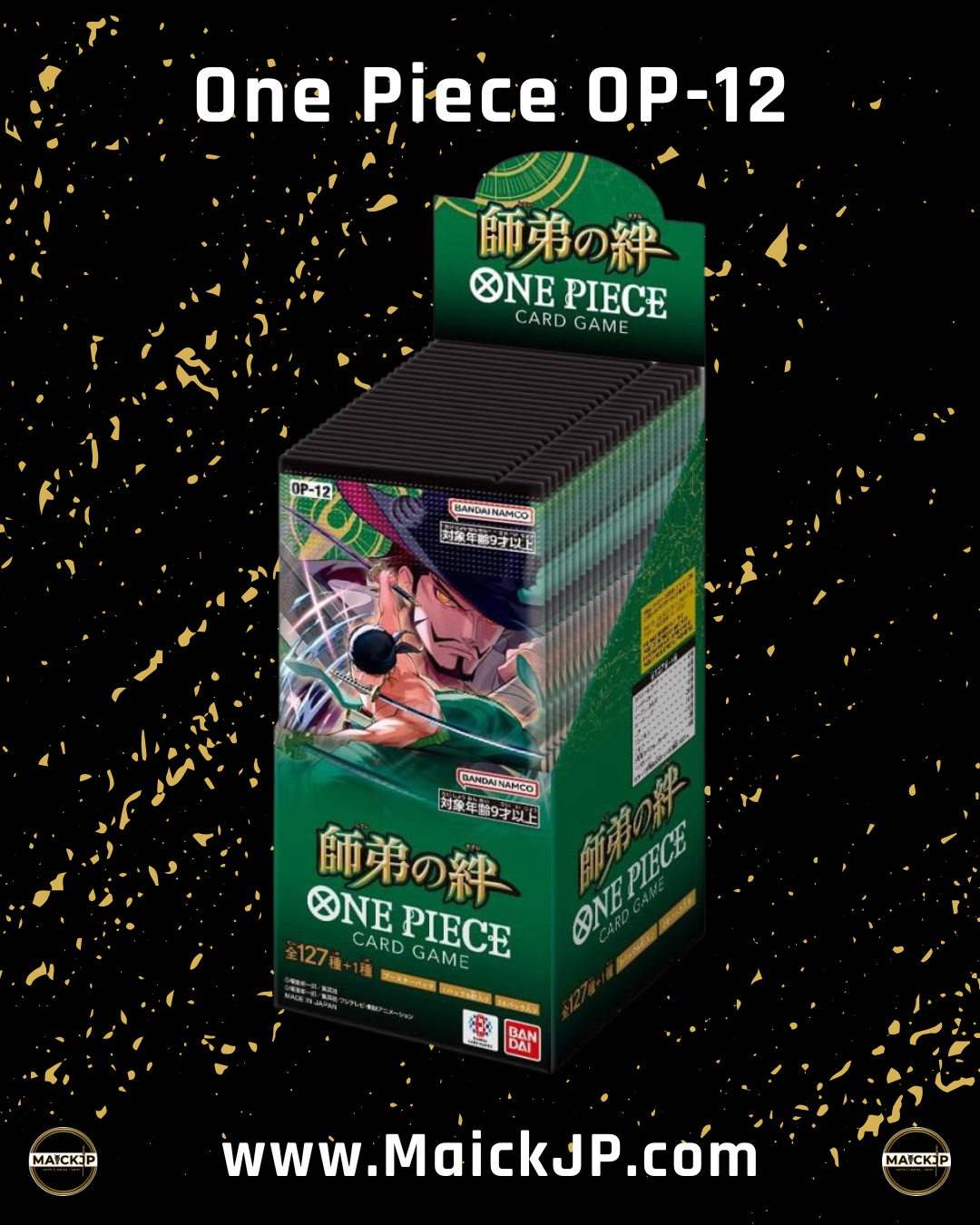 One Piece OP-12 Booster Box JP – Caja de Sobres Oficial Japonés
