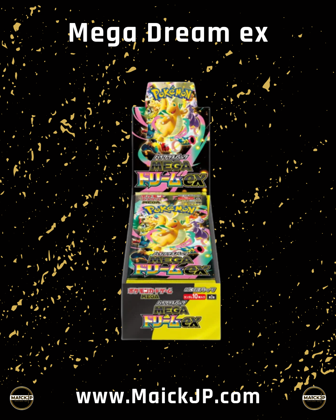 Pokémon Mega Dream JP Booster Box – Caja de Sobres Oficial Japonés