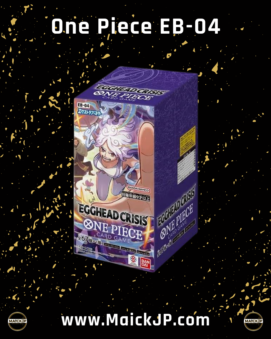 One Piece EB-04 Booster Box JP – Caja de Sobres Oficial Japonés