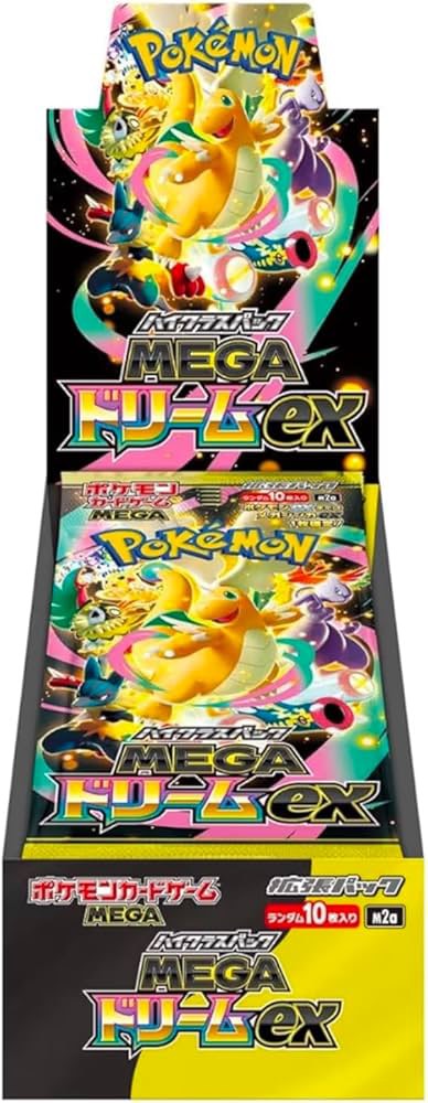 Pokémon Mega Dream JP Booster Box – Caja de Sobres Oficial Japonés