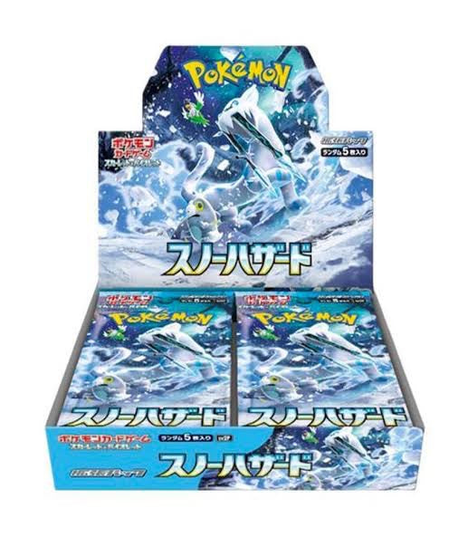 Pokémon Snow Hazard JP Booster Box – Caja de Sobres Oficial Japonés