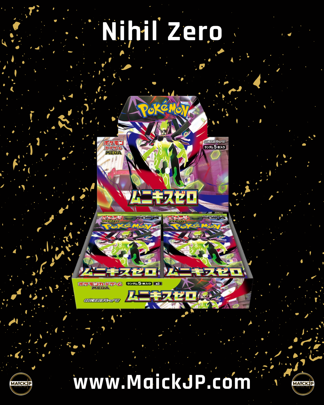 Pokémon Nihil Zero JP Booster Box – Caja de Sobres Oficial Japonés