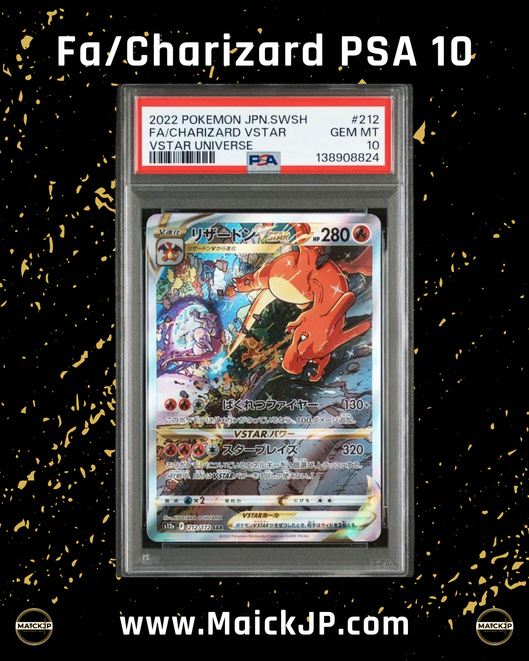 Fa/Charizard PSA 10