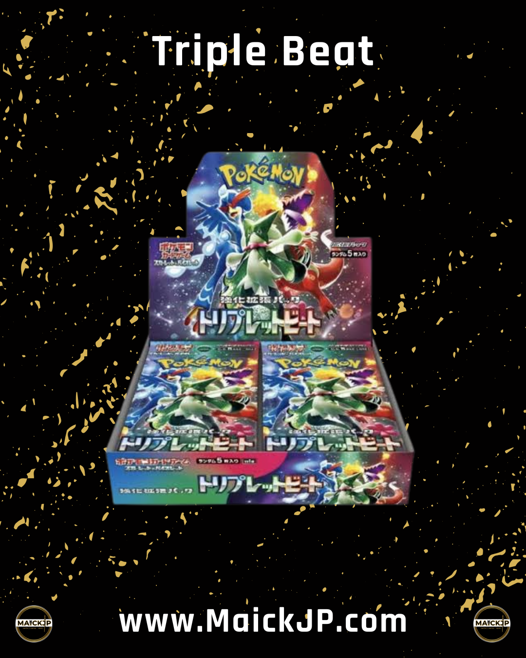 Pokémon Triplet Beat JP Booster Box – Caja de Sobres Oficial Japonés