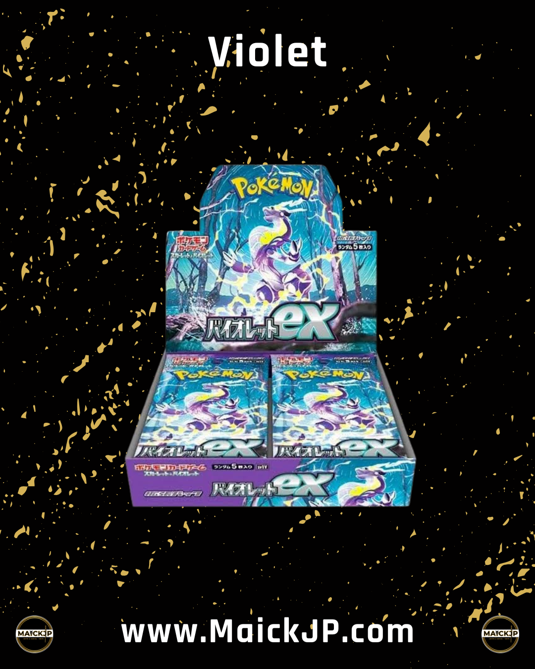 Pokémon Violet JP Booster Box – Caja de Sobres Oficial Japonés