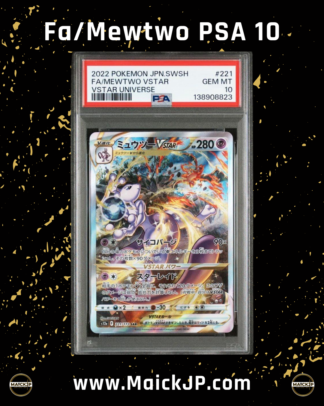 Fa / Mewtwo PSA 10