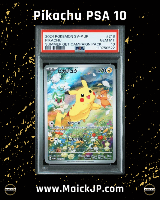 Pikachu Summer PSA 10