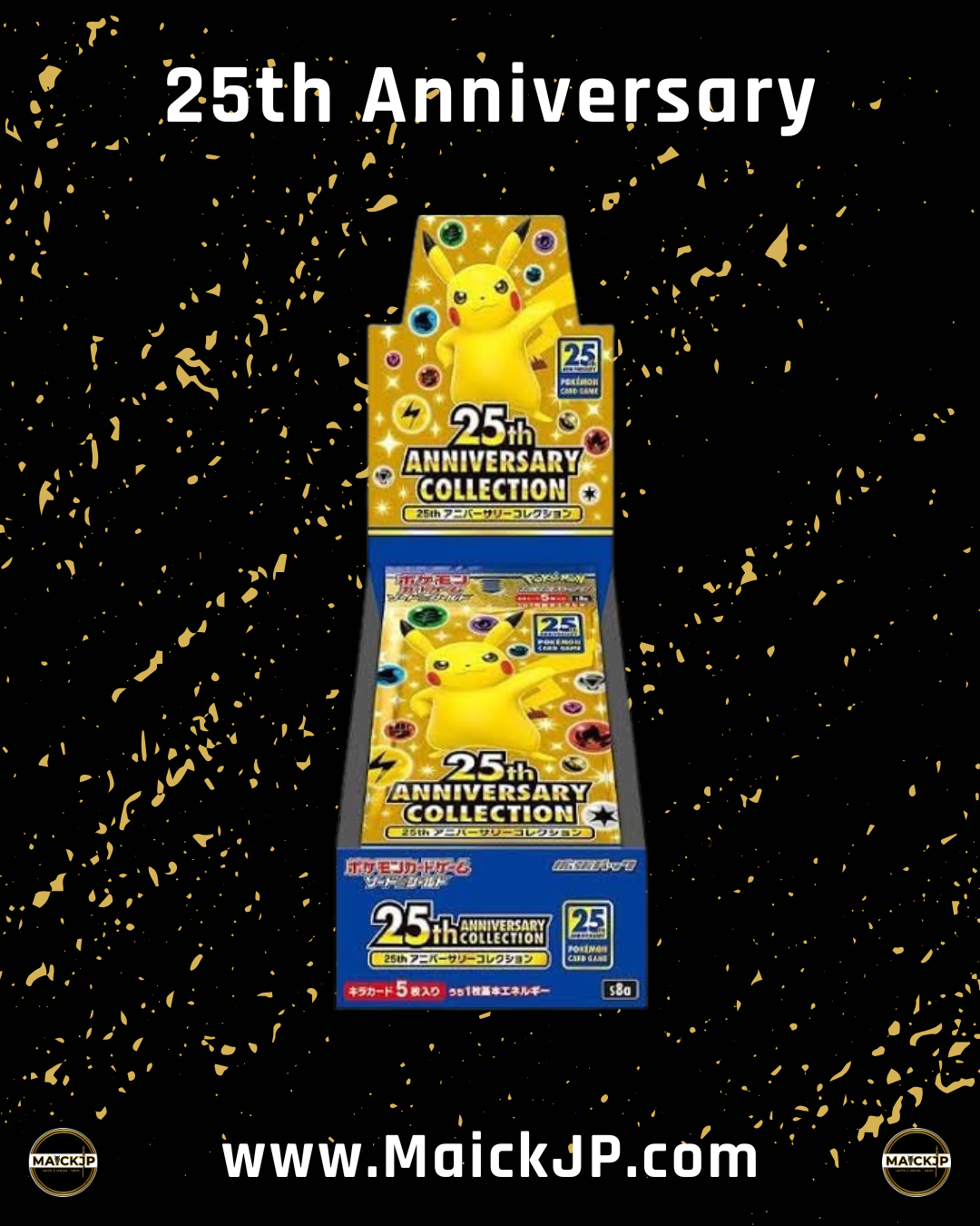 Pokémon 25th Anniversary Collection JP Booster Box – Caja de Sobres Oficial Japonés