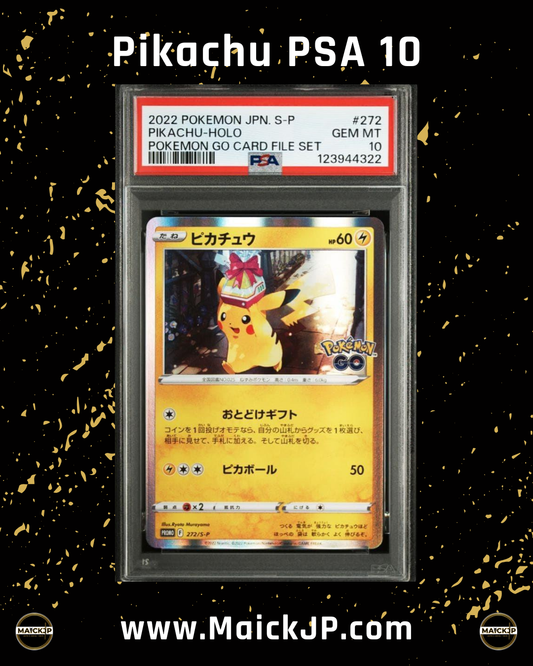 Pikachu Go Card File Set PSA 10