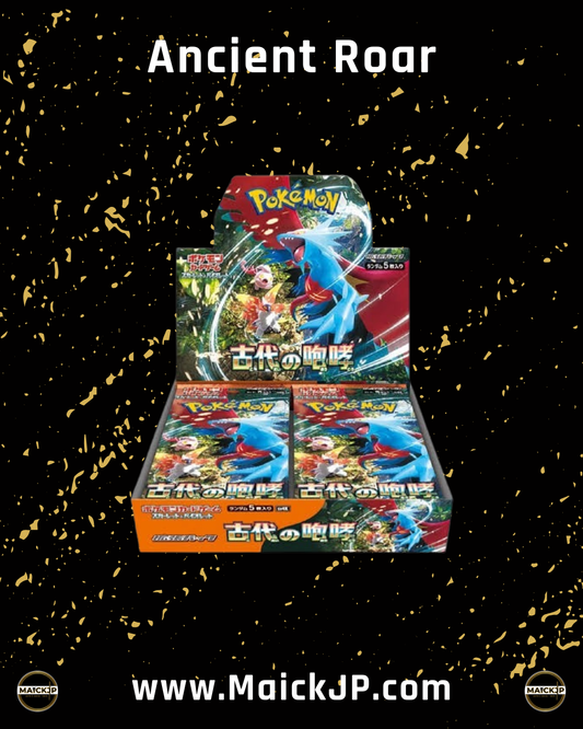 Pokémon Ancient Roar JP Booster Box – Caja de Sobres Oficial Japonés