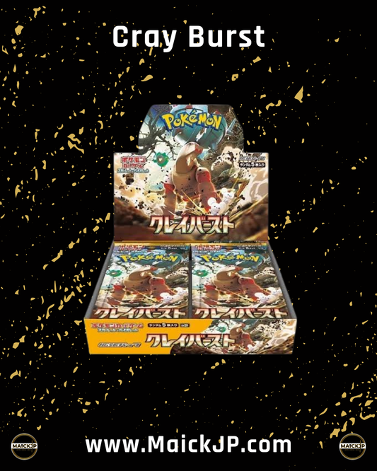 Pokémon Cray Burst JP Booster Box – Caja de Sobres Oficial Japonés