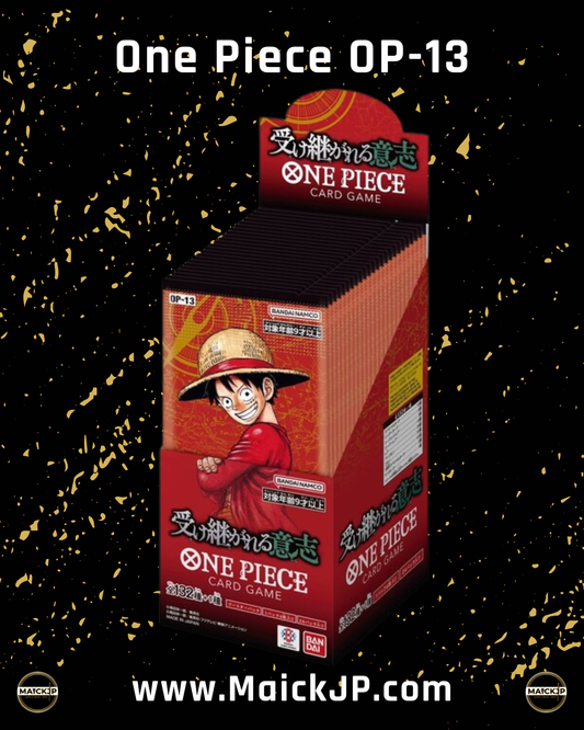 One Piece OP-13 Booster Box JP – Caja de Sobres Oficial Japonés