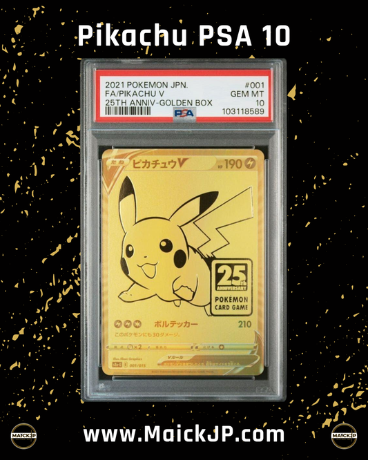 Pikachu V 25th Anniv-Golden Box