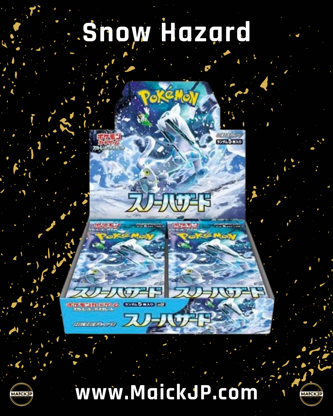 Pokémon Snow Hazard JP Booster Box – Caja de Sobres Oficial Japonés