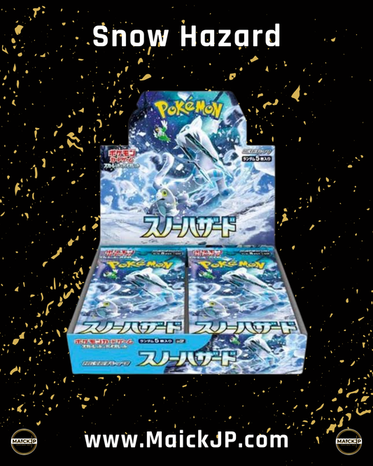 Pokémon Snow Hazard JP Booster Box – Caja de Sobres Oficial Japonés