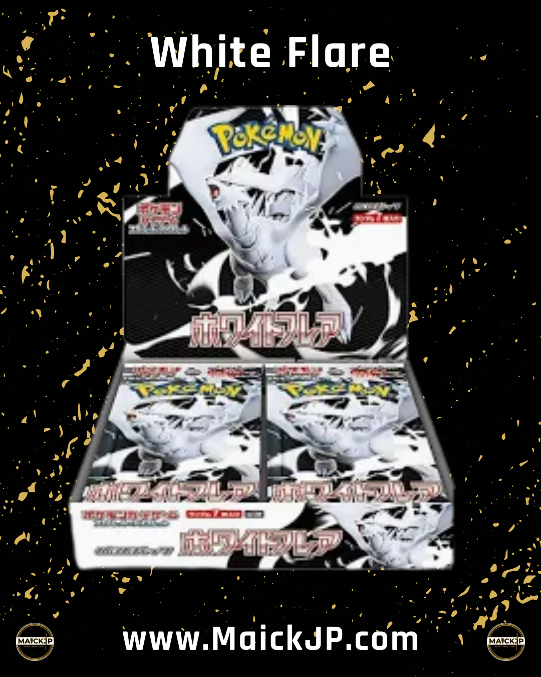 Pokémon White Flare JP Booster Box – Caja de Sobres Oficial Japonés