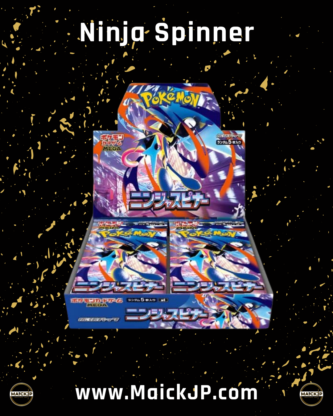 Pokémon Ninja Spinner Booster Box JP – Caja de Sobres Oficial Japonés