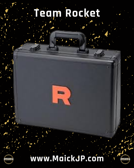 Pokémon Team Rocket Attaché Case / Maletín JP – Oficial Japonés