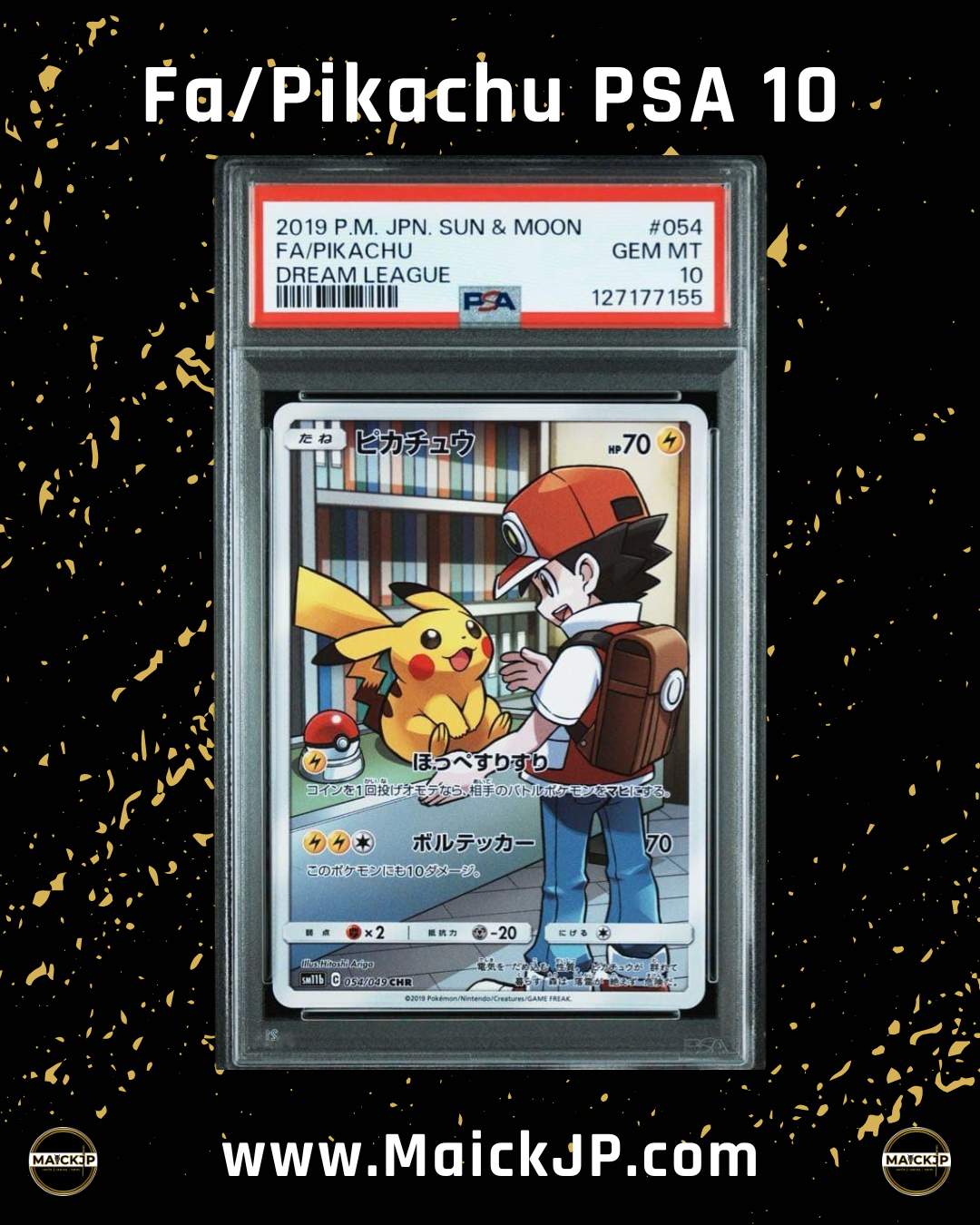 Fa/Pikachu PSA 10