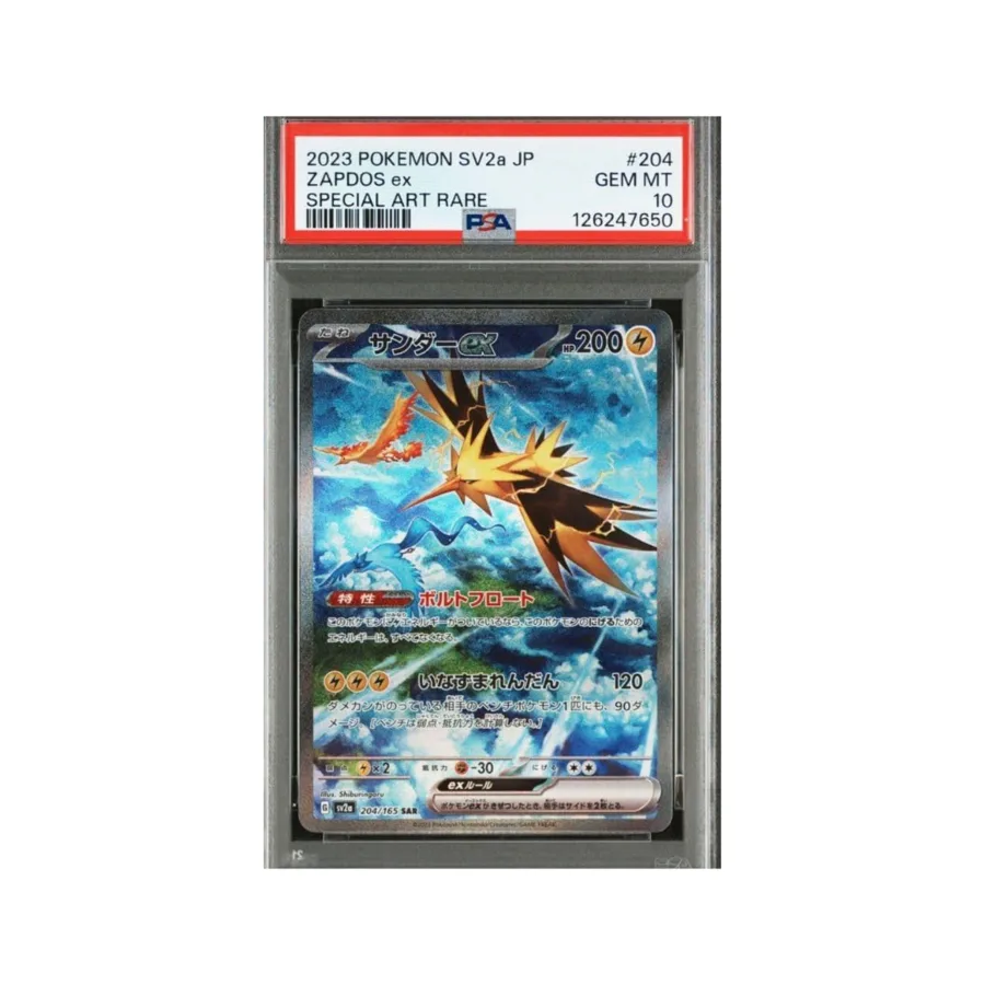 Zapdos PSA 10 — TCG Japonés